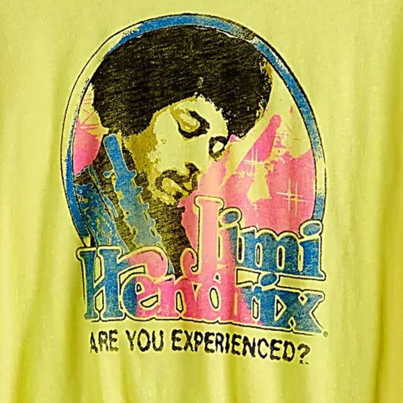 Jimi Hendrix Are You Experienced blues rock Official T-Shirt XL NWT - Picture 3 of 4